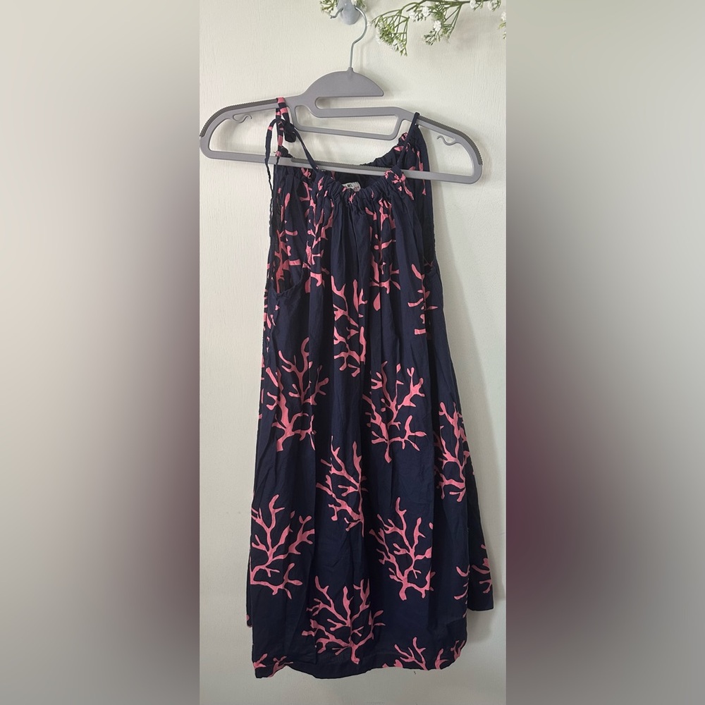 Top It Off | Navy/Pink Beachy Vibe Dress